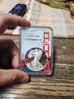 2018-S Proof Silver Eagle 1 oz NGC Golden Gate Bridge NGC PF70
