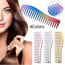 ABS Plastic Hair Comb for Oily Hair Styling with Hollow Non-Slip Handle