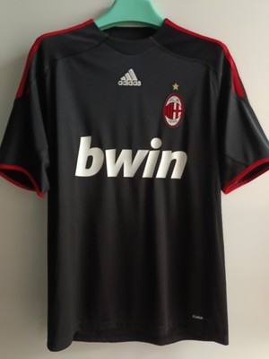  AC Milan ユニフォーム ブラック Mサイズ ⚽Original Vintage AC MILAN 2009-2010 Third Kit Soccer Jersey