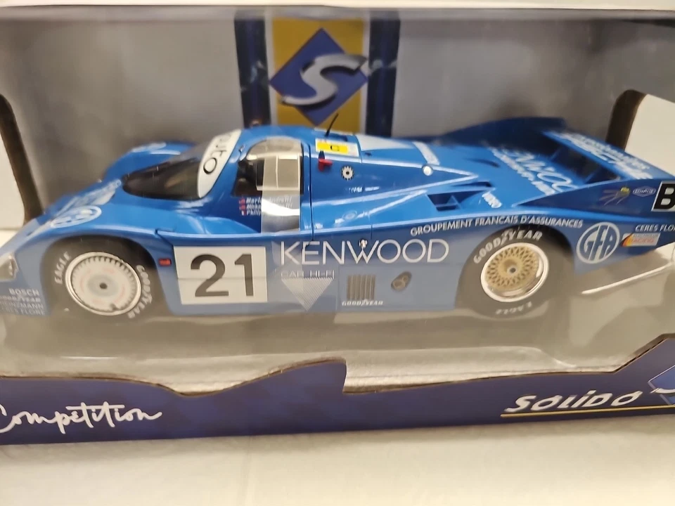 SOLIDO 1805504 MINIATURE PORSCHE 956LH 24H LE MANS 1983 1/18 - Photo 2/4