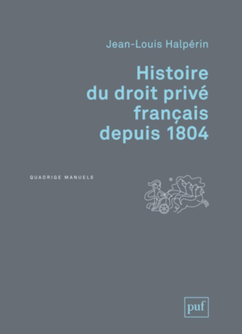 9782130588276 Histoire du droit privé français depuis 1804 - Jean-Louis Halpé