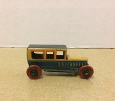 Antique Germany Tin Litho Penny Toy SALOON SEDAN CAR 594 DISTLER FISCHER MEIER