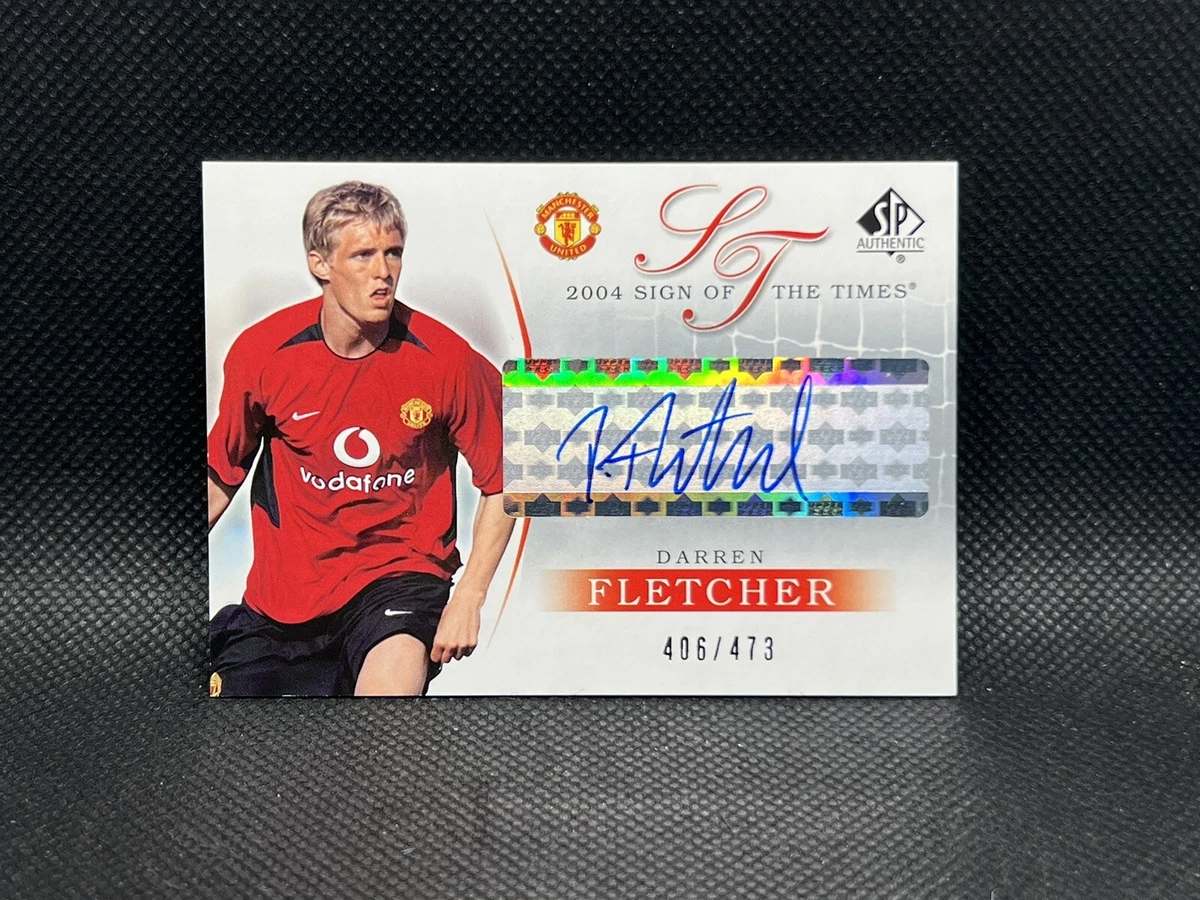 2004 Upper Deck Manchester United Sign Of The Times Auto 406/473 Darren Fletcher