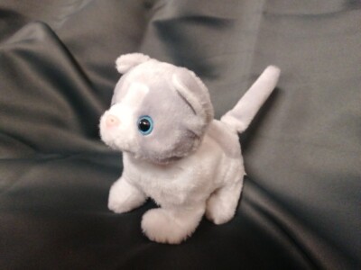 Simba Chi Chi Love Little Cat  grau/weiß stehend 19/14cm  Groß /Knopfaugen 