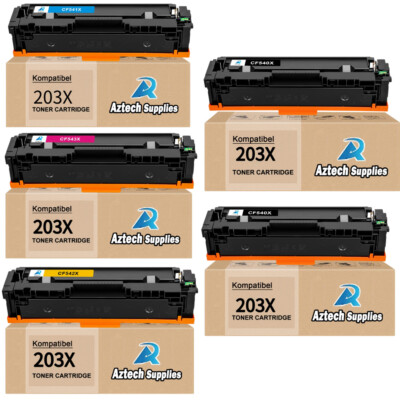 XXL Toner für HP 203X CF540X Color Laserjet Pro MFP M281 M281fdw M254 M254dw 