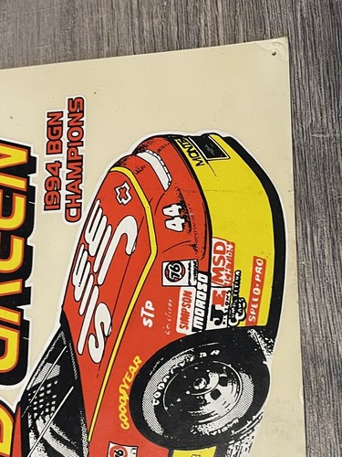 Vintage David Green SlimJin Racing Team Glas Auto Klebeaufkleber 7,7"" x 4,2"" lesen - Bild 3 von 7