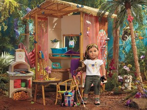 american girl lea rainforest house
