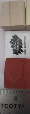 Stampin Up "Hand Stamped" Single Rubber Stamp NEW  Unmounted Stamp