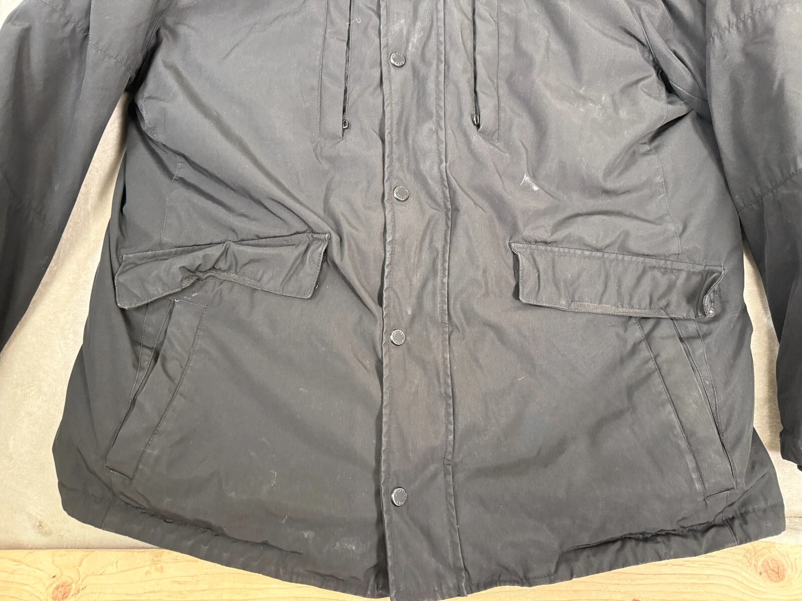 Giacca invernale impermeabile con cappuccio MK MICHAEL KORS & Fitch uomo taglia XL fodera sherpa