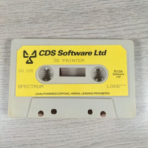 3D Painter ZX Spectrum 16K Spielkassette getestet & funktionsfähig - Bild 4 von 8