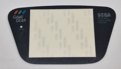 Sega Game Gear Display Scheibe Kunststoff Plastik - Schwarz