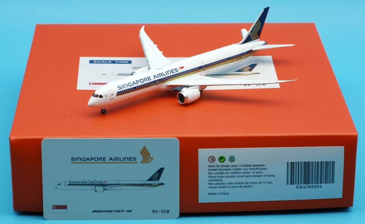Singapore Airlines B787-10 Dreamliner Reg:9V-SCM 1:400 JC