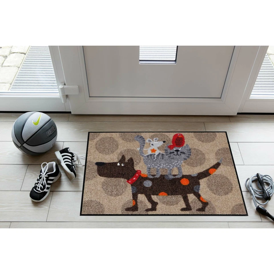 Salonloewe Fußmatte waschbar Welcome Home Tierturm 50x75 cm - Bild 2 von 4
