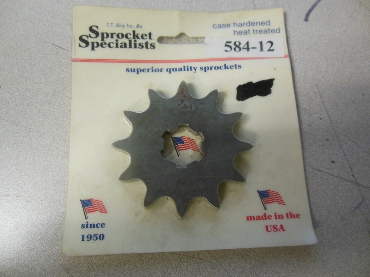 .Kページ NOS Sprocket Specialists Front 12T Sprocket Fits: Kawasaki KX 125