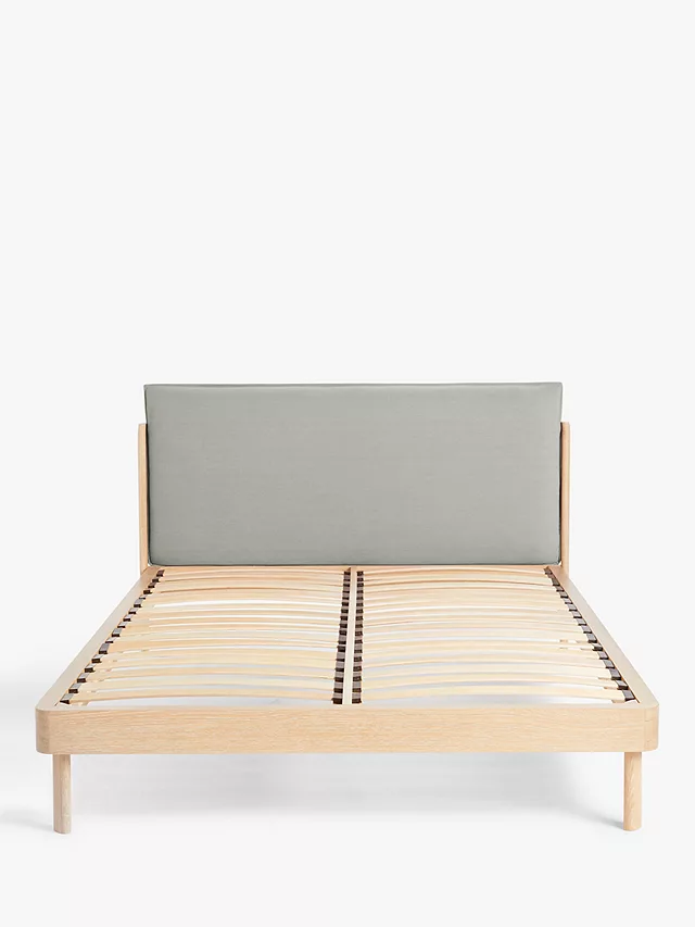 John Lewis Pillow Bed Frame, Double, Natural/Grey RRP £699 eBay