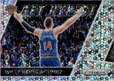 2017-18 Panini Prizm Get Hyped Prizms Fast Break #GH-WH Willy Hernangomez Knicks
