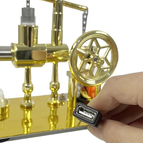 For Hot Air Engine Model Toy Micro Motor Power Generator Engine DIY Motor - Picture 6 of 14