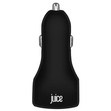 Juice Dual USB Car Charger 2.4 Amp Fast Charge Plug For Apple Samsung Phones