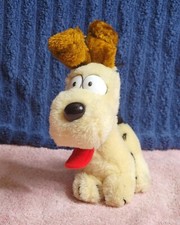 Vintage Odie Plush 8" Stuffed Dog Toy Garfield by Dakin 1983 Made in Korea