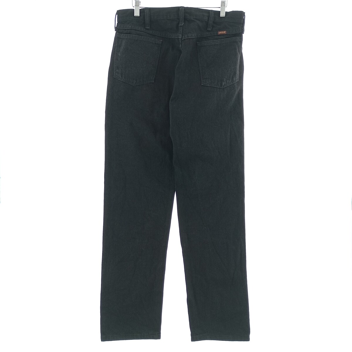 90'S Rustler Black Denim Tapered Denim Pants Men's W34
