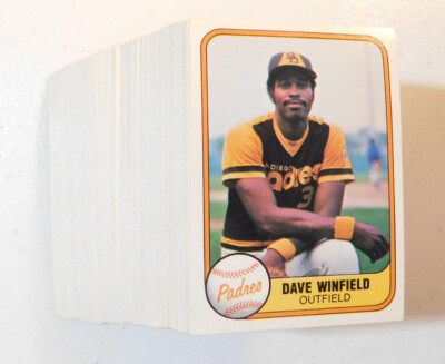 1981 FLEER BASEBALL CARDS YOU PICK YOUR CARD COMPLETE SET #441-660 (item#E57)
