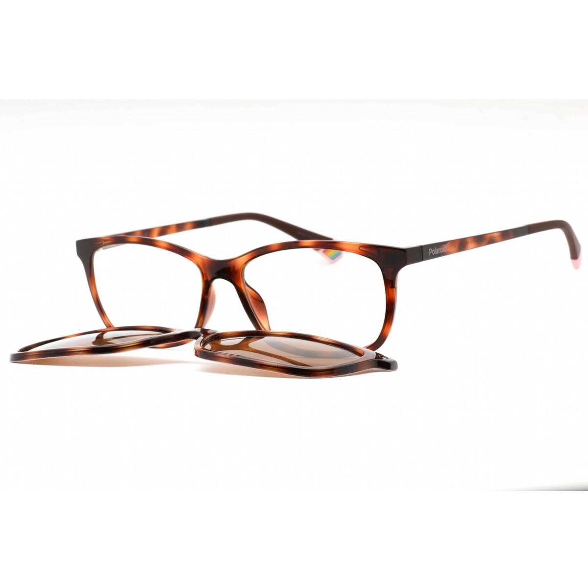 シャネル Polaroid Core Women's Sunglasses Havana Plastic Rectangular PLD