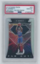 2019-20   RJ Barrett  Far Out Rookie RC Silver Prizm #25 PSA 10 GEM MINT A