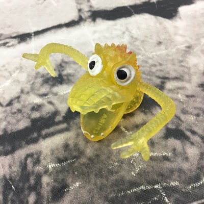 vintage monster finger puppets