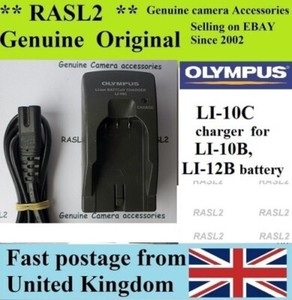 Genuine Olympus Charger Li 10c Camedia C 470 C 50 C770 C 5000 C 70 Zoom C 7000 Ebay