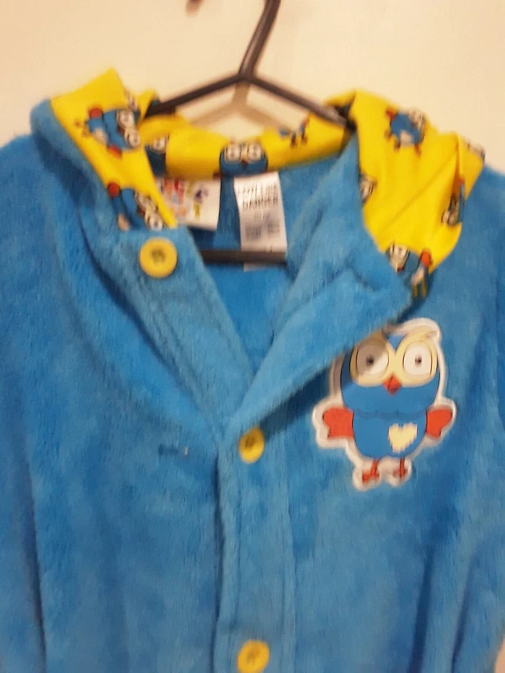 Vestido Giggle And Hoot Talla 4 Niños Pequeños Coral Polar Con Capucha Corbata Foto 3 de 4