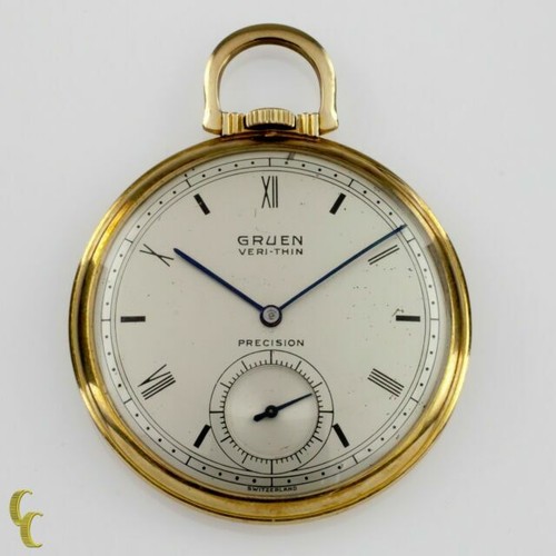 Vintage Gruen Unisex Watch 32mm Gold Tone Champagne Dial New 