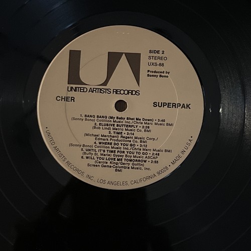 CHER Superpak Double LP 1972 United Artists Vinyl UXS88 VG+ - Picture 9 of 12