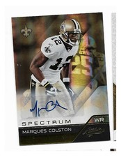 2011 Absolute Memorabilia Spectrum Gold Autograph Marques Colston 21/25