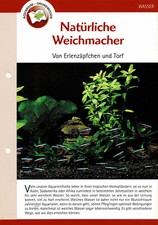 Naturalny plastyfikator wody / karta informacyjna akwarium