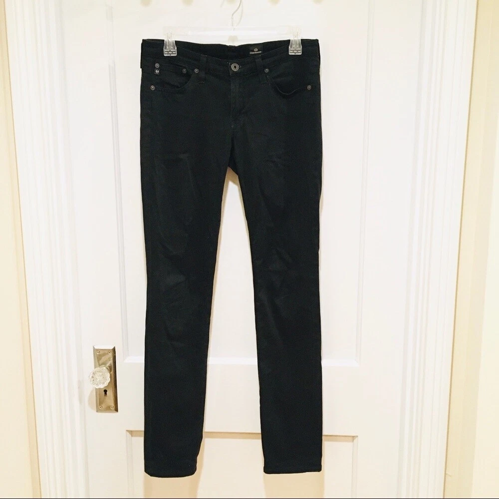 AG Adriano Goldschmied Black Skinny Jeans 27R Stretch Cotton