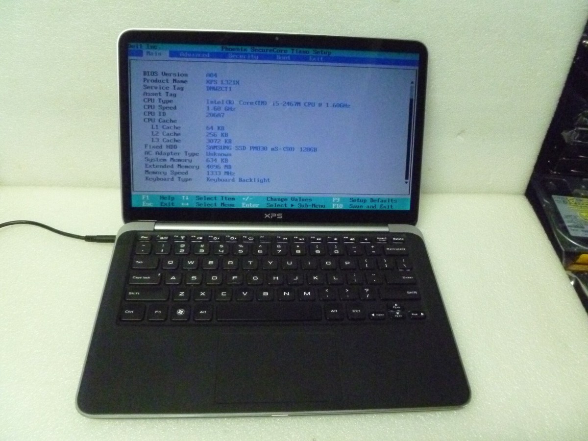 80◎DELL XPS L321X core i5-2467M ＠1.6GHz/メモリ 4GB 1333MHz