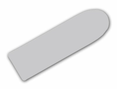 Brabantia Ersatz Bügel Brett Überzug B 124 X 38cm 2mm Schaum Metallisiert Silber