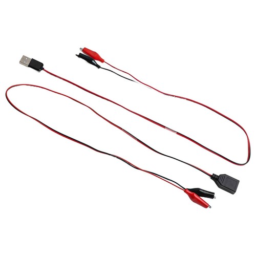 Test USB maschio a femmina con clip per alligatore per test elettrici - Foto 12 di 23