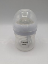 Philips AVENT Natural Baby Bottle, Clear, 4 Oz With Natural Response Nipple