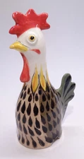 Exceptional Stuart Bass Pie Bird Vent * 2008 Colorful Comical Rooster