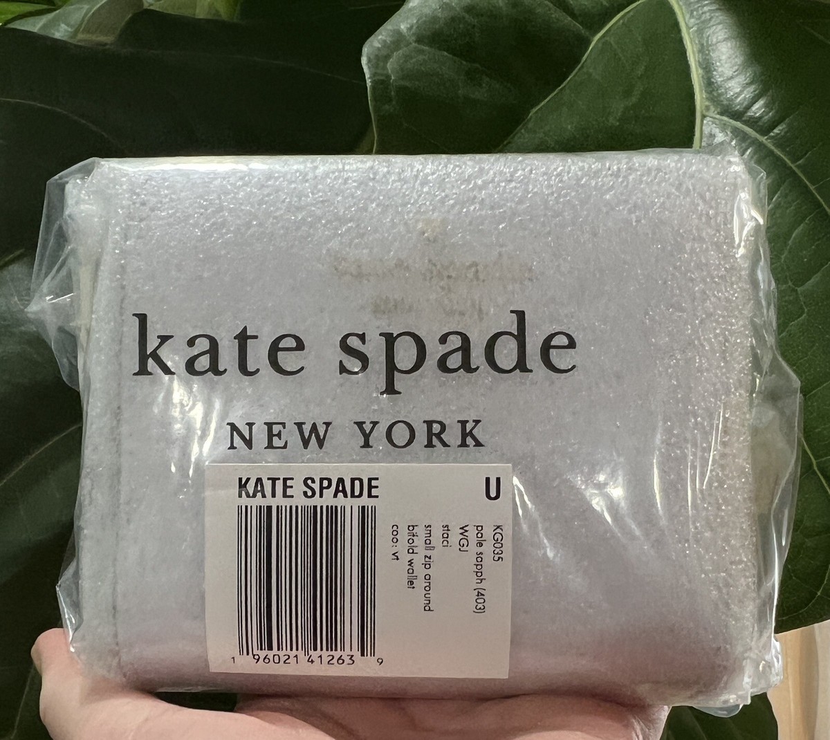 NEW Kate Spade Staci Small Zip Around Wallet Leather Light