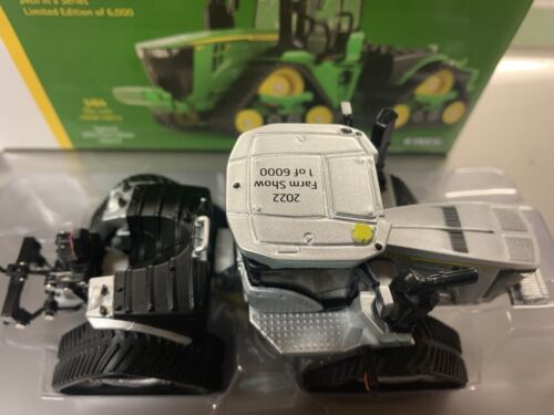 2022 FARM SHOW ERTL 1:64 JOHN DEERE Model 9RX 640 TRACKs Silver CHASER “NEW” - Picture 2 of 2