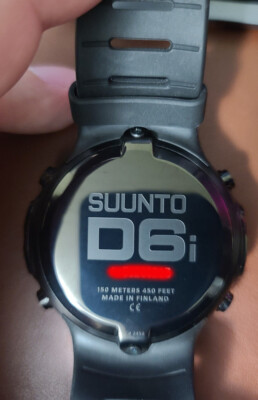 Suunto D6i All-Black Wrist Dive Computer Open Box, Excellent