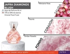 Jafra NEW Diamonds Blush Eau De Parfum 1.7 oz. For Women 