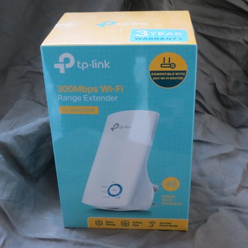 TP-Link TL-WA850RE N300 universal range wi-fi extender, new sealed - 第 1/7 張圖片