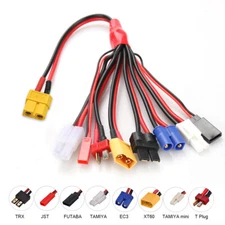 RC Lipo Battery Charger Adapter Connector 8 in 1 Octopus Convert Cable to XT60H