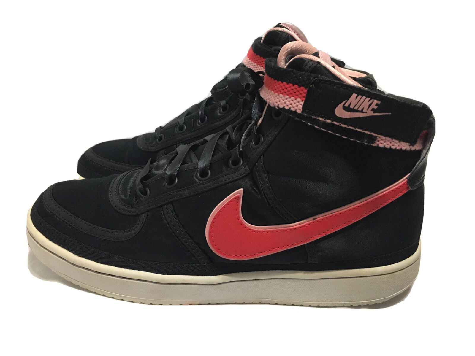 Nike Vandal High Supreme noir vitesse rouge rose Valentine's Hearts 7Y, femme 9