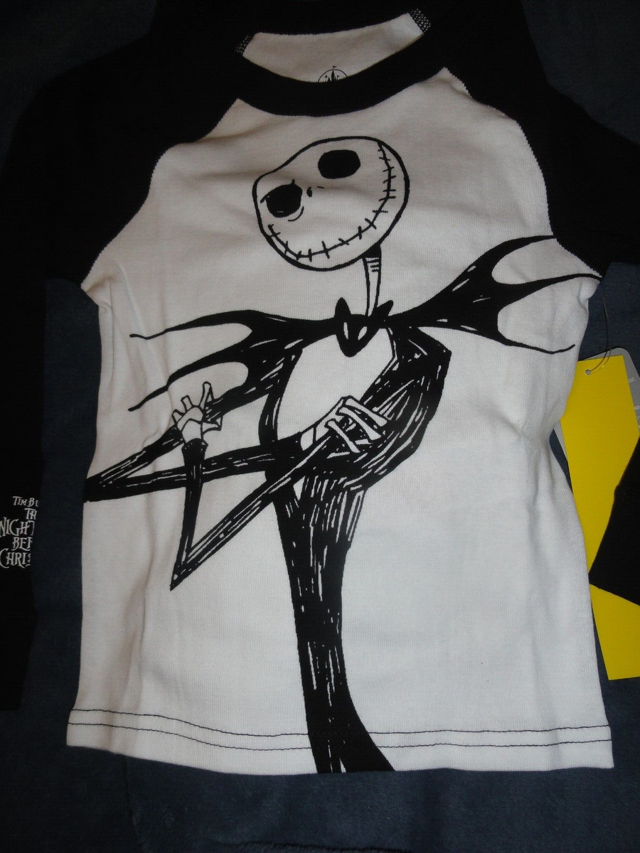 Size Youth Jack Skellington Piece Pajama Set NIP Disney Store