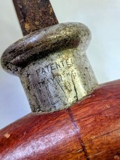 Antique 1899 Patent 2-Prong Cork Puller Butler’s Friend Wood Handle Extractor