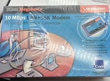 NEW Sealed Box 3Com Megahertz 10 LAN  56K Modem PC Card XJACK  3CXEM556BT